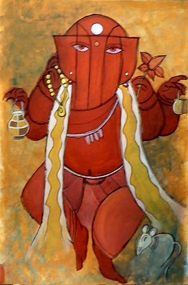 Ganesh on Paper